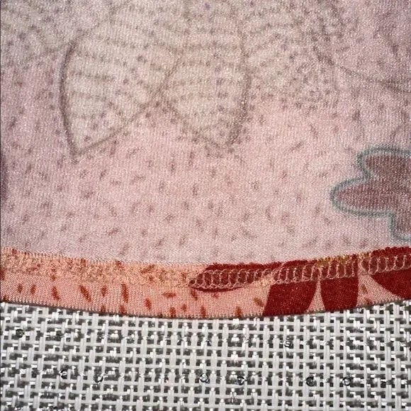 Spartina 449 XXS Botanic Garden Peach Pink Boho Floral Long Sleeve Sleep Shirt - Picture 13 of 16